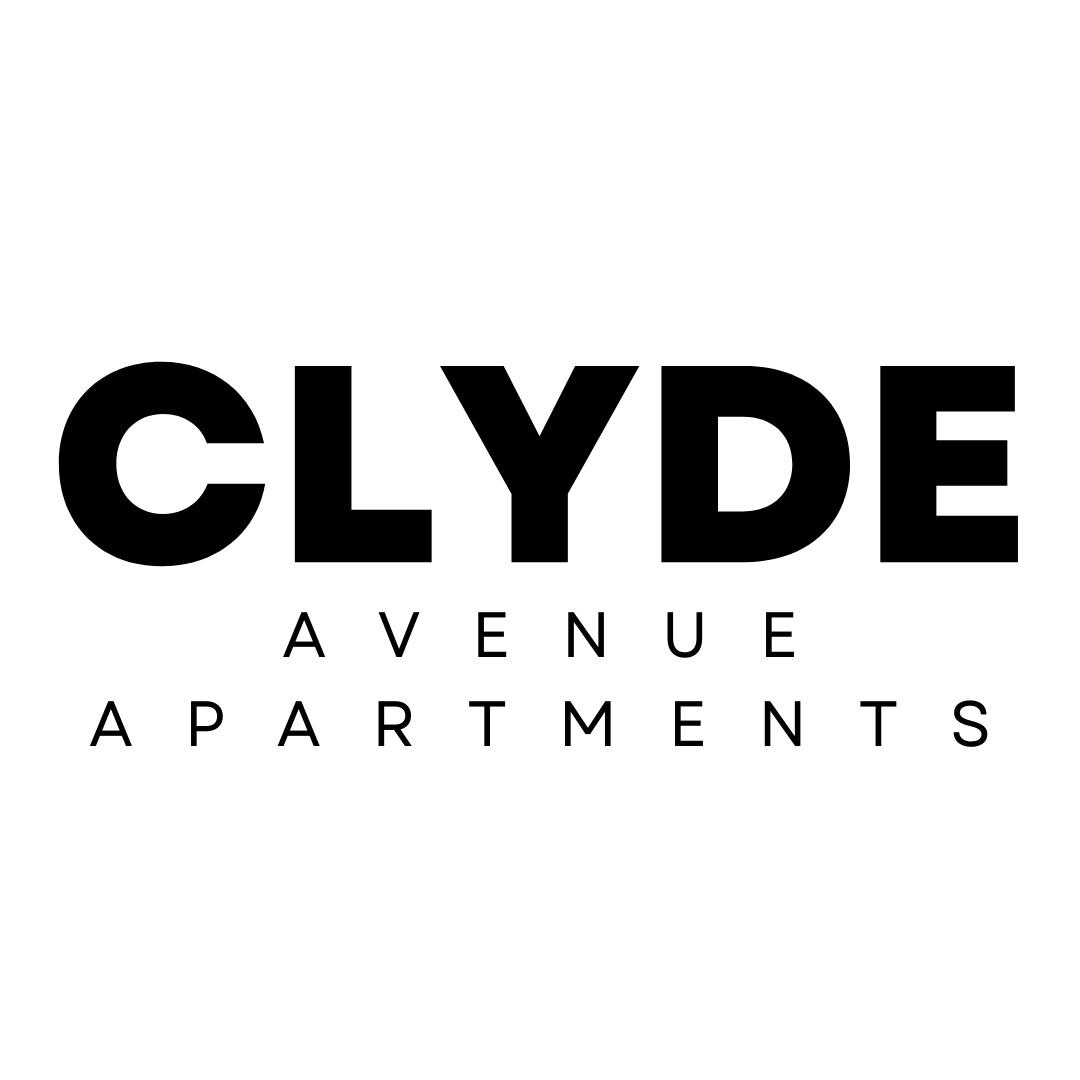 A logo for Clyde Avenue Apartments is displayed.
